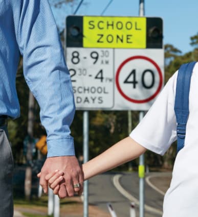 Promote safe ways for families to travel to and from school